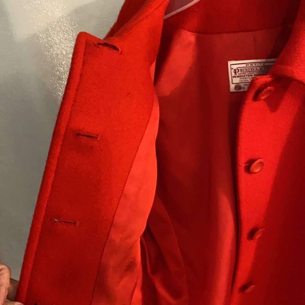 Red Wool Jacket - image 6